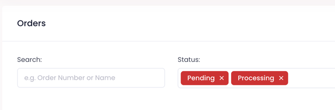 Order states